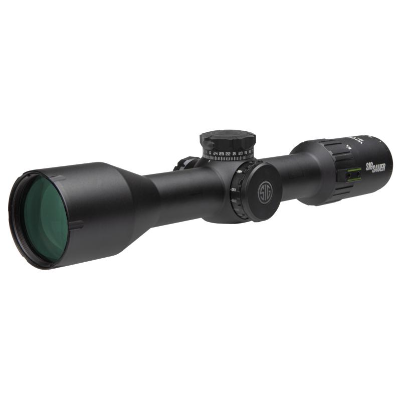 Whiskey 6, Rifle Scope, 3-18X44mm, Second Focal Plane, Quadplex Reticle, 30mm Main Tube, Matte Finish, Black SOW63114