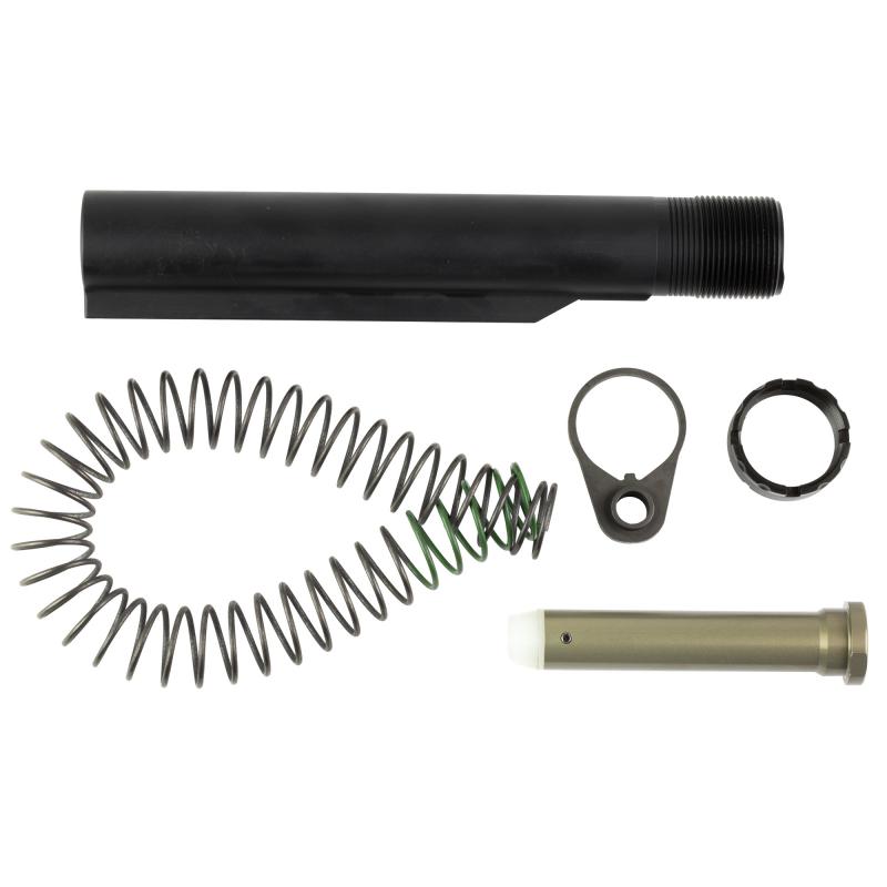 A5 Buffer System, Buffer Tube Complete Assembly, Black, Green Spring, AR Rifles REKITL9