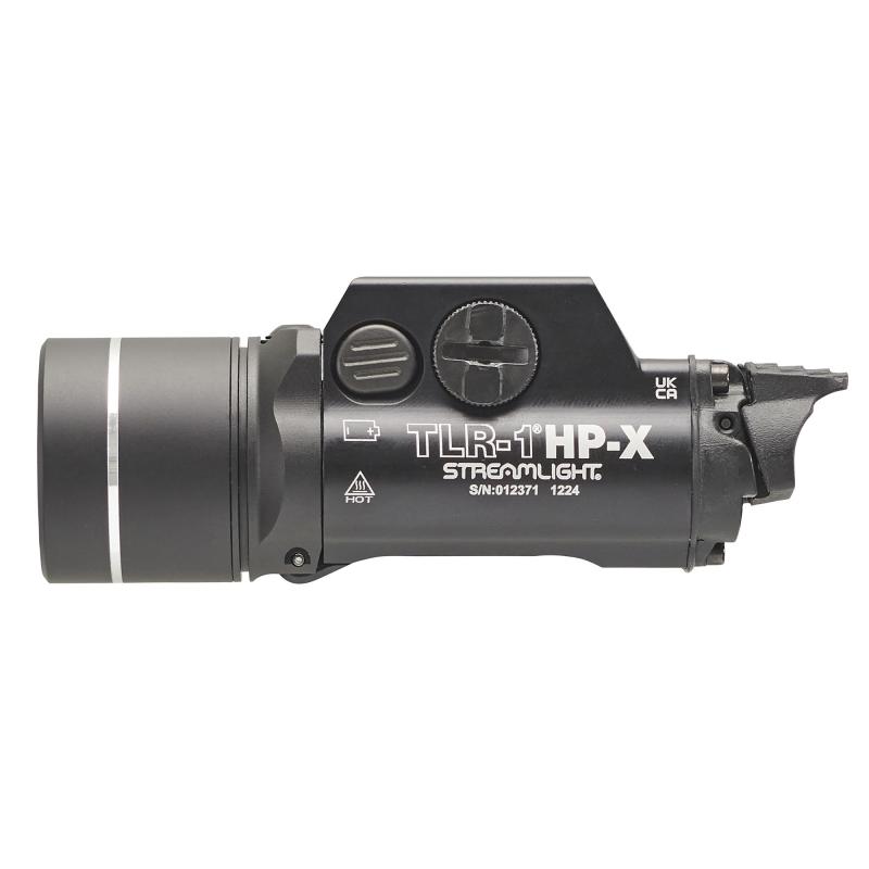 TLR-1 HP-X, Long Range Rail Mounted Light, 1,000 Lumens, Matte Finish, Black, (2) CR123A Batteries 69167