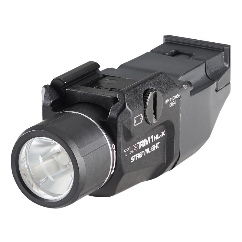 TLR RM 1 HL-X, Weaponlight, 1,000 Lumens, 22,000 Candela, Black, Includes Key Kit, (1) SL-B9 Battery Pack, and USB-C Cord 69484