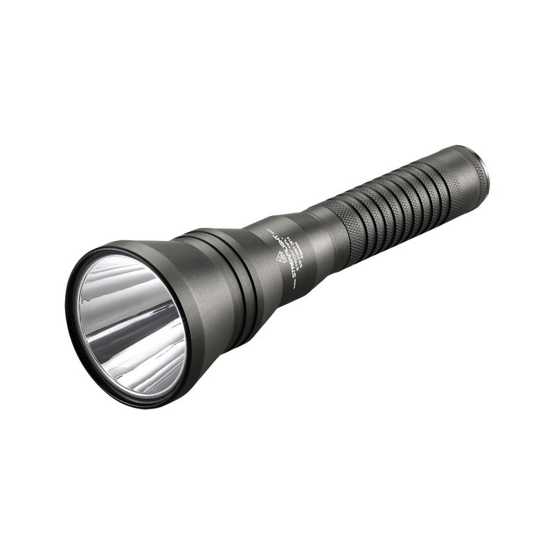 Strion LED HP Rechargeable Flashlight With AC/DC Charger and One Holder