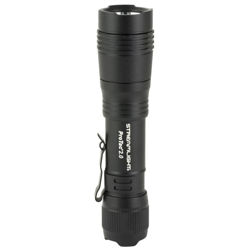Protac 2.0, Flashlight, Rechargeable, 2,000 Lumens, Anodized Finish, Black, Includes SL-B50 Battery Pack and USB-C Charging Cable 89000