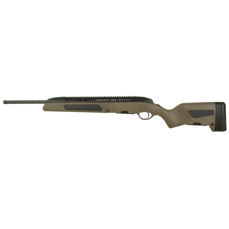 Scout Bolt 308 Winchester 19" Green Synthetic Threaded 5 Rounds Ghost Ring Sight 26.346.3E Matte Synthetic
