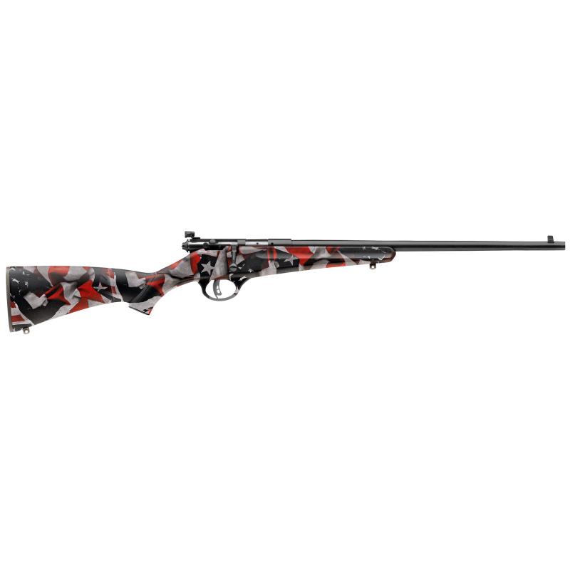Rascal, Bolt Action, 22LR, 16.125" Barrel, American Flag Synthetic Stock, AccuTrigger, Adjustable Peep Sights, Single Shot, Right Hand 13801