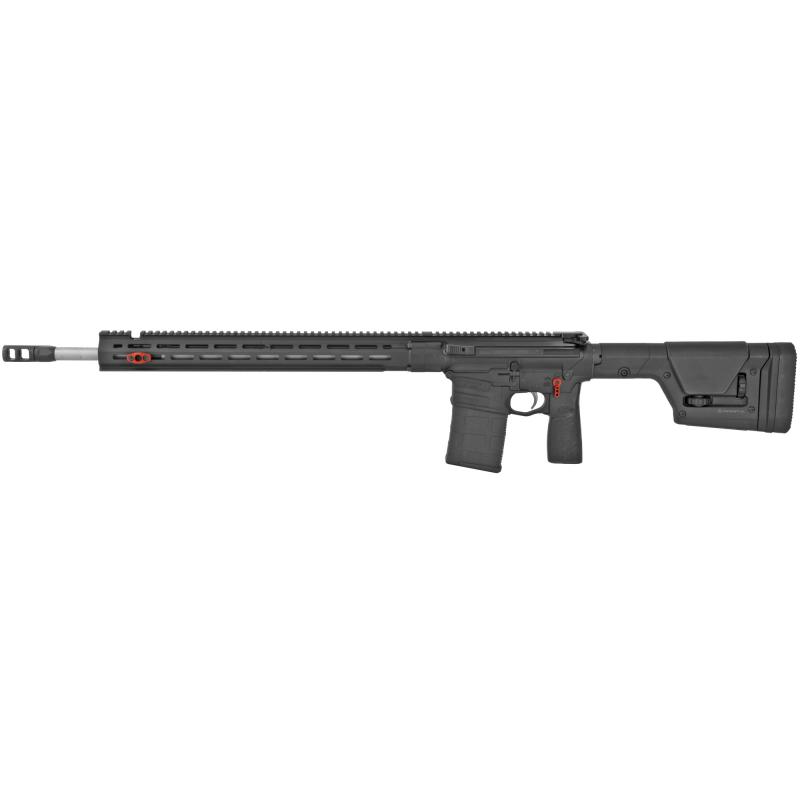 MSR 10 Precision, Semi-automatic Rifle, 6.5 Creedmoor, 22.5" Stainless Heavy Barrel, Adjustable Gas Block, Black Finish, Magpul PRS Stock, 20Rd, Right Hand 22974