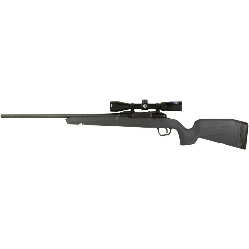Axis II XP, Bolt Action Rifle, 270 Winchester, 22" Sporter Contour Barrel, Matte Finish, Black, Gray Polymer Stock, 1 Magazine, 4 Rounds, Includes 3-9x40 Scope 32180