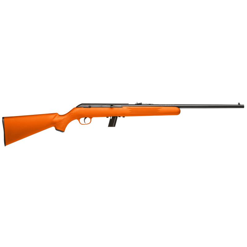 64F, Semi-automatic Rifle, 22LR, 21" Barrel, Matte Finish, Orange Synthetic Stock, Adjustable Sights, 10 Rounds, 1 Magazine, Right Hand 40220