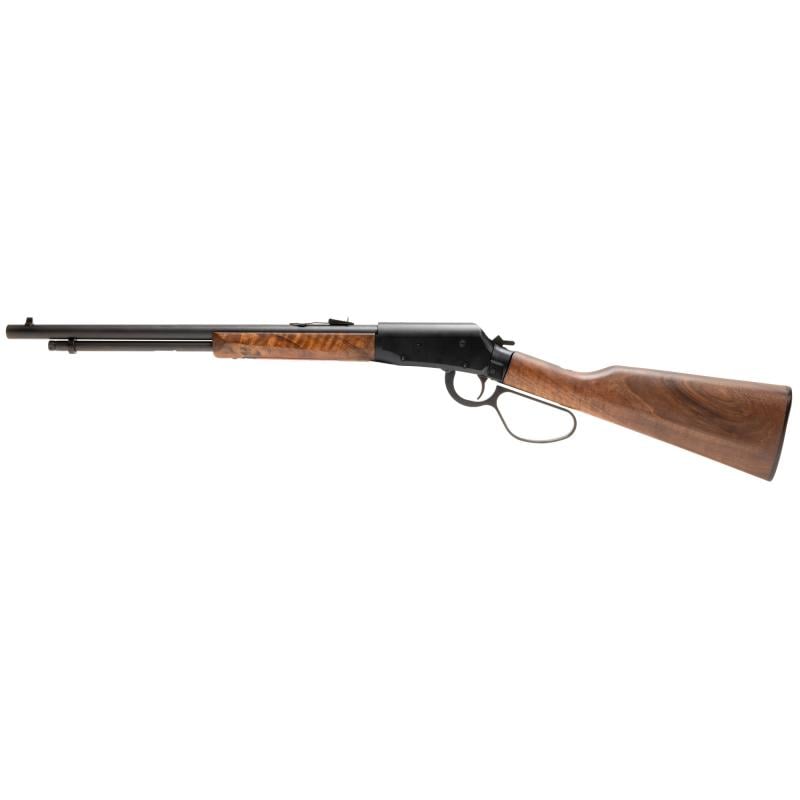 Revel Classic, Lever Action, 22 LR, 18" Carbon Steel Barrel, Medium Profile, Satin Finish, Black, Oversize Loop, Adjustable Sights, Walnut Stock, 12 Rounds 46000