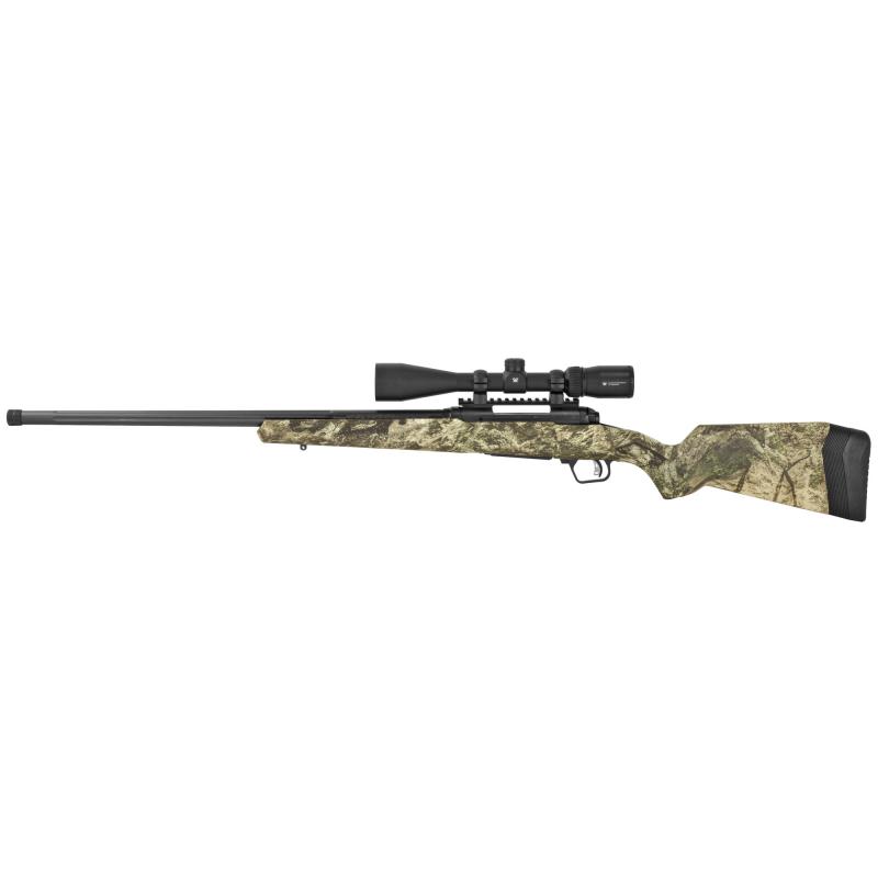 110 Apex Predator XP, Bolt Action, 308 Win, 20" Barrel, Mossy Oak Terra Camo Pattern, Polymer Stock, 4Rd, Vortex Crossfire II 4-12x40 Scope, Right Hand 57361