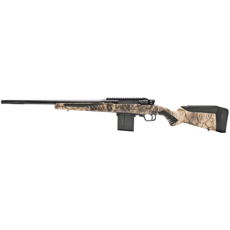 Impulse Predator, Bolt, 308 Winchester, 20" Barrel, Threaded, Black Color, Mossy Oak Terra Gila Camo AccuStock, Right Hand, AccuTrigger, Detachable Box Magazine, 20 MOA Rail, 10Rd, 1 AICS Magazine 57659