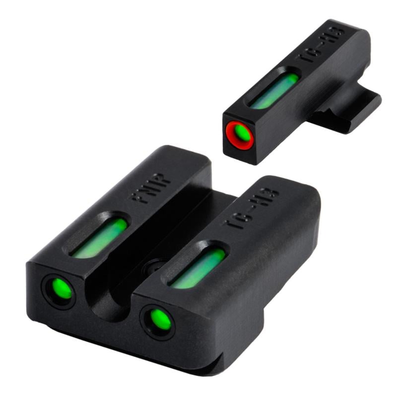 Brite-Site TFX Pro for FNH FNP-9/FNX-9/FNS-9 Including Compact Green Rear Green with Orange Focus Lock Front Sight