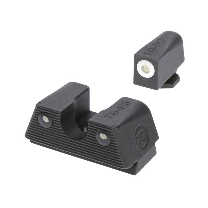 Tritium X, Sight Set, For Glock, Green Tritium, White Ring on Front Sight TG-TG231G1XW