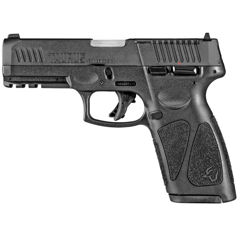 G3, T.O.R.O. (Taurus Optic Ready Option), Semi-automatic, Striker Fired, 9MM, 4" Barrel, Black Color, Polymer Frame, Manual Safety, Optic Ready, 17Rd, 1 Magazine 1-G3P941