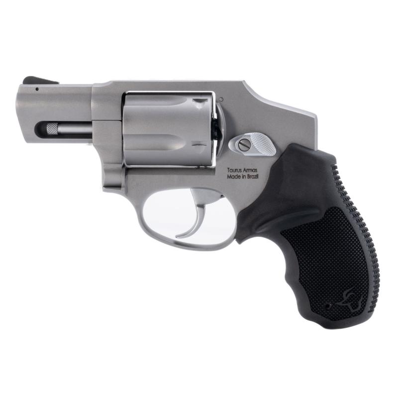 Model 850, Double Action Only, Stainless Steel Frame Revolver, 38 Special, 2" Barrel, Matte Finish, Silver, Rubber Grips, Fixed Sights, 5 Round 2-850129