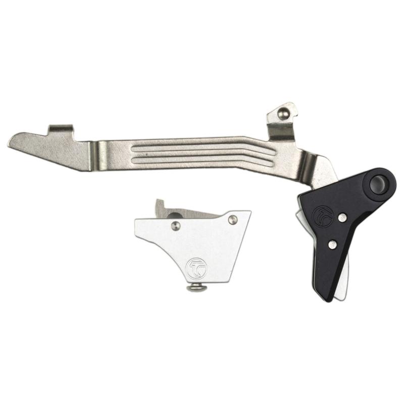 Alpha Competition Trigger, Anodized Finish, Silver, Fits Gen 3 & Gen 4 - G17, G19, G22, G23, G34 ALPHA GLOCK 3-4 - SILVER