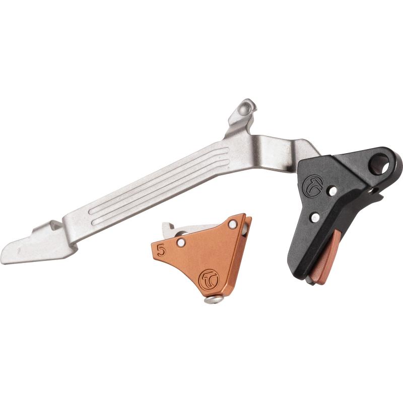 Alpha Competition Trigger, Anodized Finish, Bronze, Fits Glock Gen 5 20/21/29/30/40/41 Alpha Glock 5-Large-Bronze
