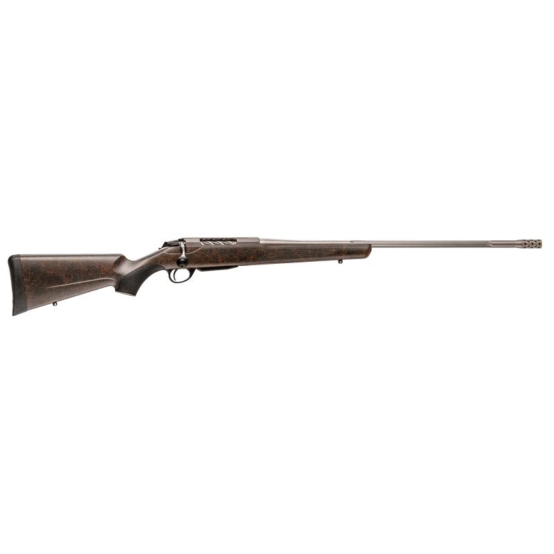 Tikka T3x Roughtech Ember | 6.5mm Creedmoor, 24.3" Fluted Stainless Barrel, Threaded Barrel, Muzzle Brake, Fluted Bolt, Roughtech Stock, 3+1