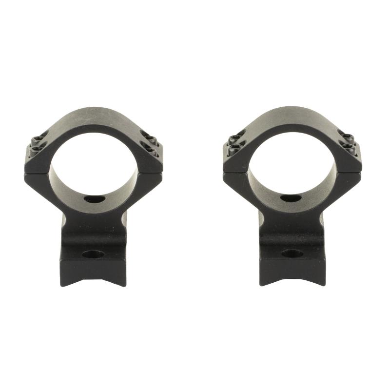 Light Weight Ring/Base Combo, 1" High, Fits Savage with Round Receiver, 8-40 Screws, Matte Finish, Black 950719