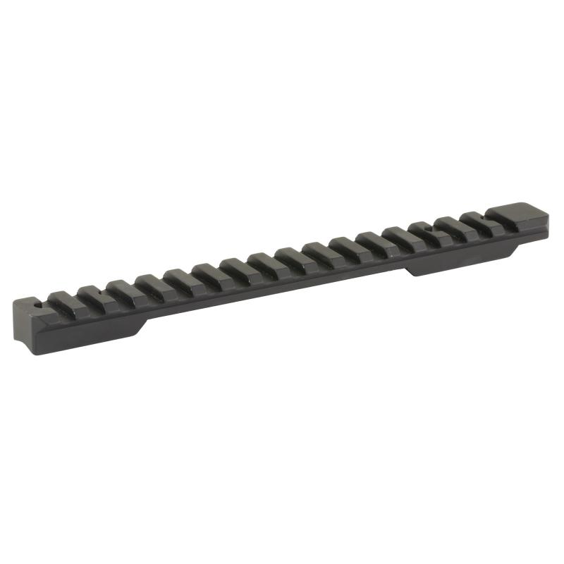 Picatinny Base, Fits Savage Long Action with Accutrigger, 8-40 Screws, 20 MOA, Anodized Finish, Black PLM258725