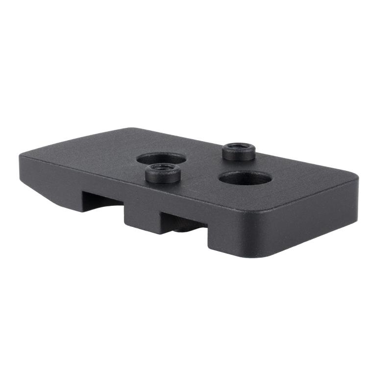 Accessory Ring Plate, Low Mount, Q-Loc, Fits Trijicon RMRcc, Anodized Finish, Black AC32120