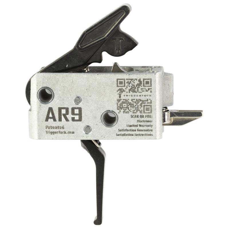 Duty, Flat Trigger, Single Stage, 3.5LB Pull, Fits AR-9, Anodized Finish, Black AH9-SDB-33-NNF