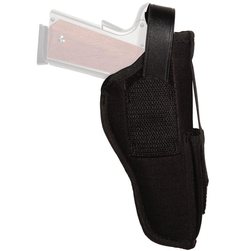 Sidekick Hip Holster With Magazine Pouch Size 5 for 4.5-5 Inch Barrel Large Automatics Black Ambidextrous