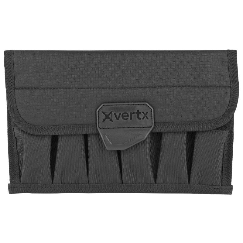 Magazine Pouch, Holds Up To 12 Single or 6 Double Stack Magazines, 11"x5.5"x1.5", Black Cordura F1 VTX5170 BK NA
