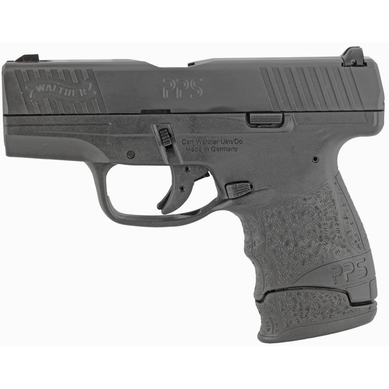 PPS M2 |9mm 3.2 Inch Barrel Black Finish Synthetic Grips, Includes 1 7-Round and 1 8-Round Magazine