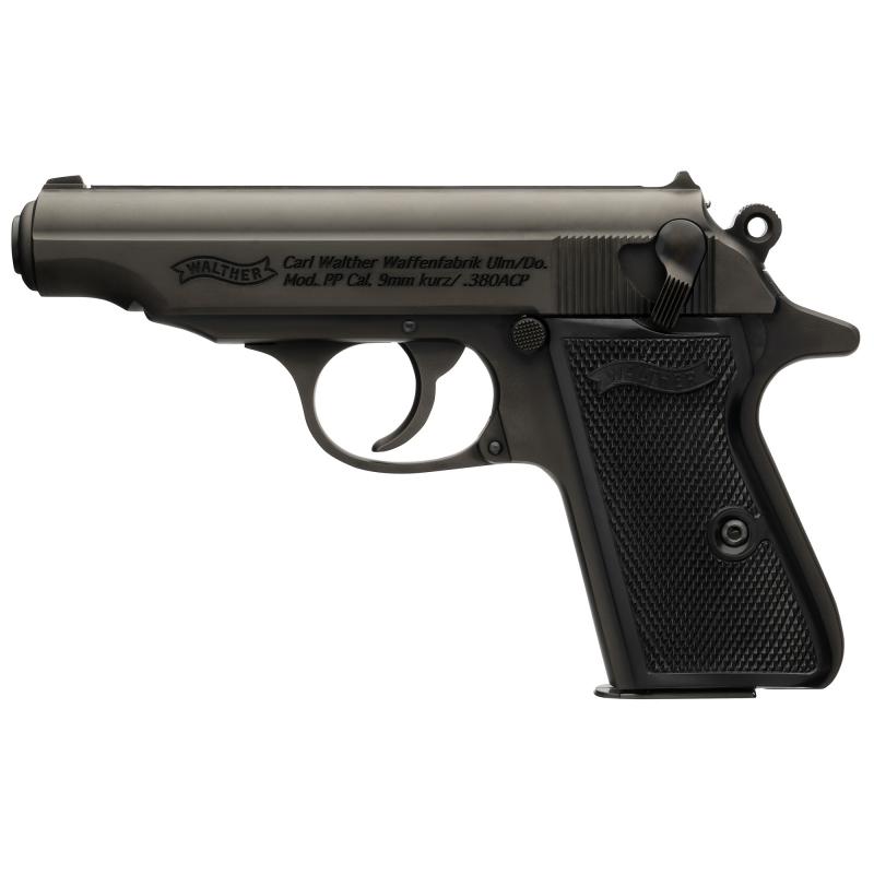 PP |.380 ACP 3.9 Inch Barrel Black Finish Fixed Sights, Two 7 Rd Mags, DA/SA