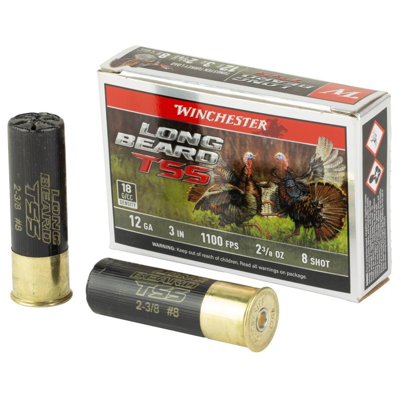 Long Beard TSS, 12 Gauge, 3", #8, Shotshell, 10 Round Box LBTSS1238