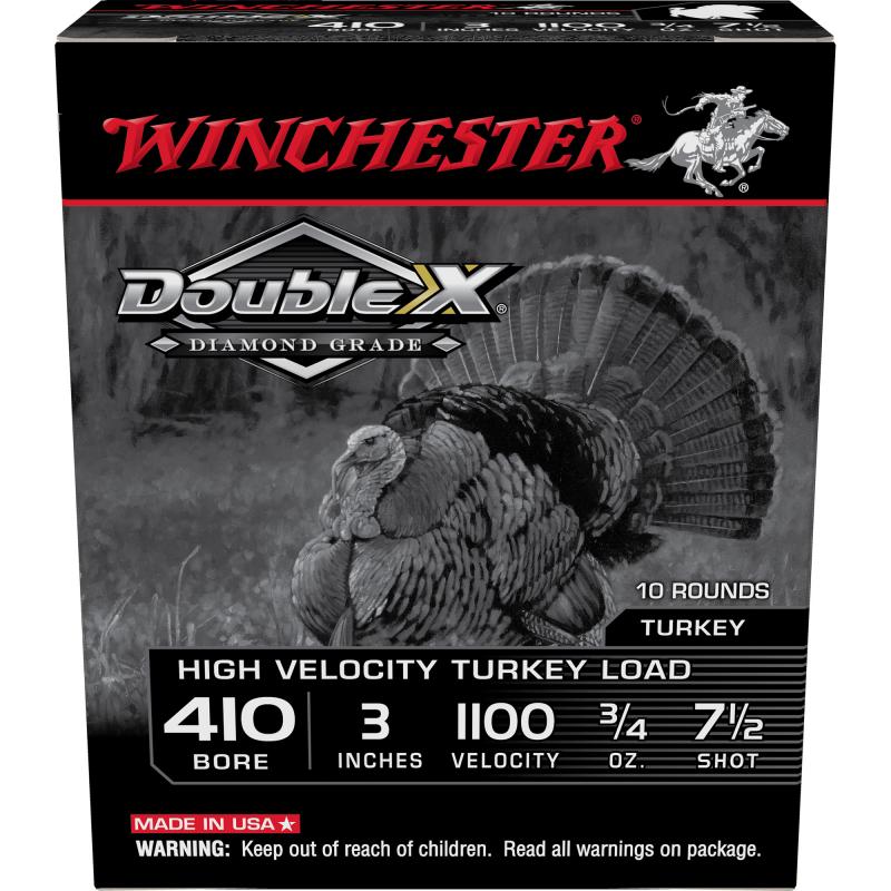 High Velocity Turkey Load, 410 Gauge 3", #7.5, 3/4 oz., 10 Round Box STH4137