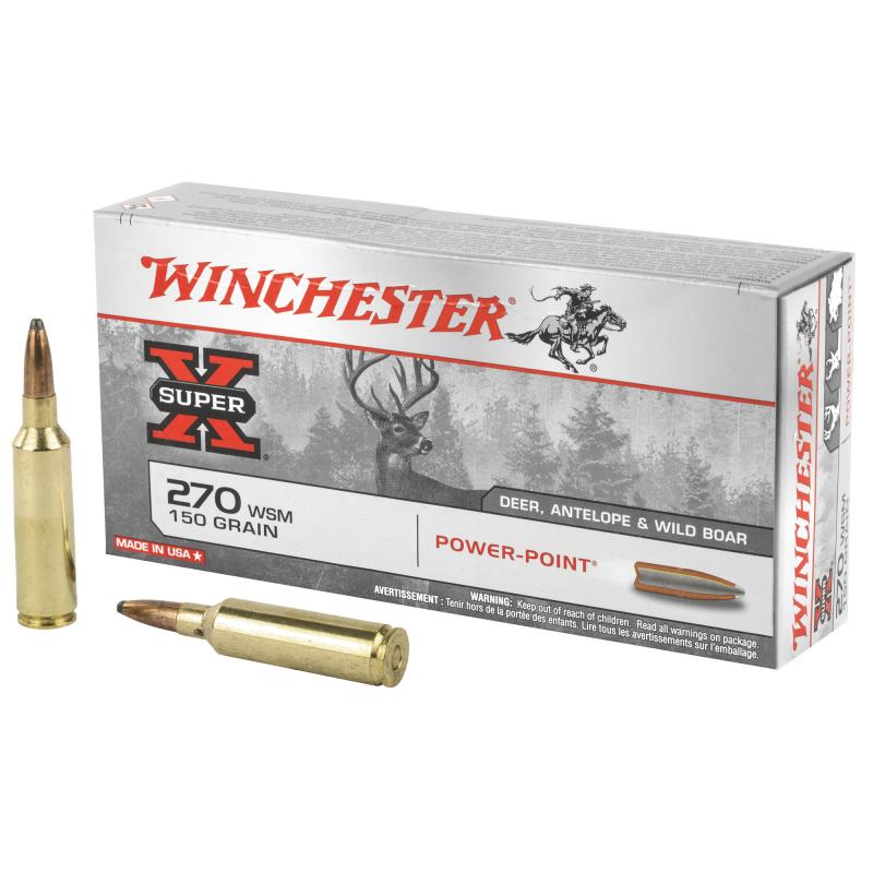Super-X .270 Winchester Short Magnum 150 Grain Power-Point