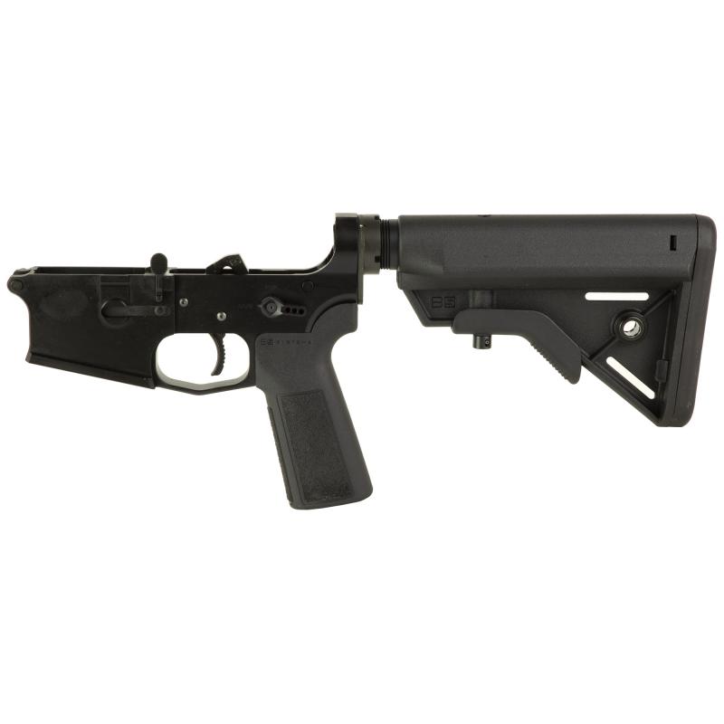 T15, Complete Lower, B5 Stock and Grip, Anodized Finish, Black T15-CL-BLK