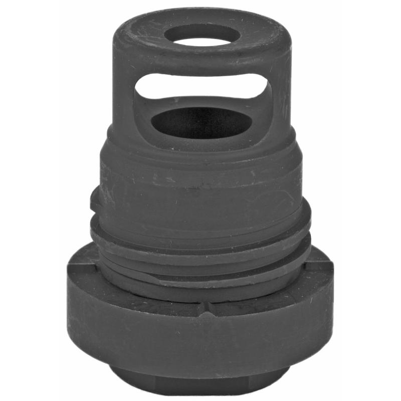 Mini QD Muzzle Brake, Black Finish, 1/2X28, Includes Shim Set YHM-3102-1MB-28A