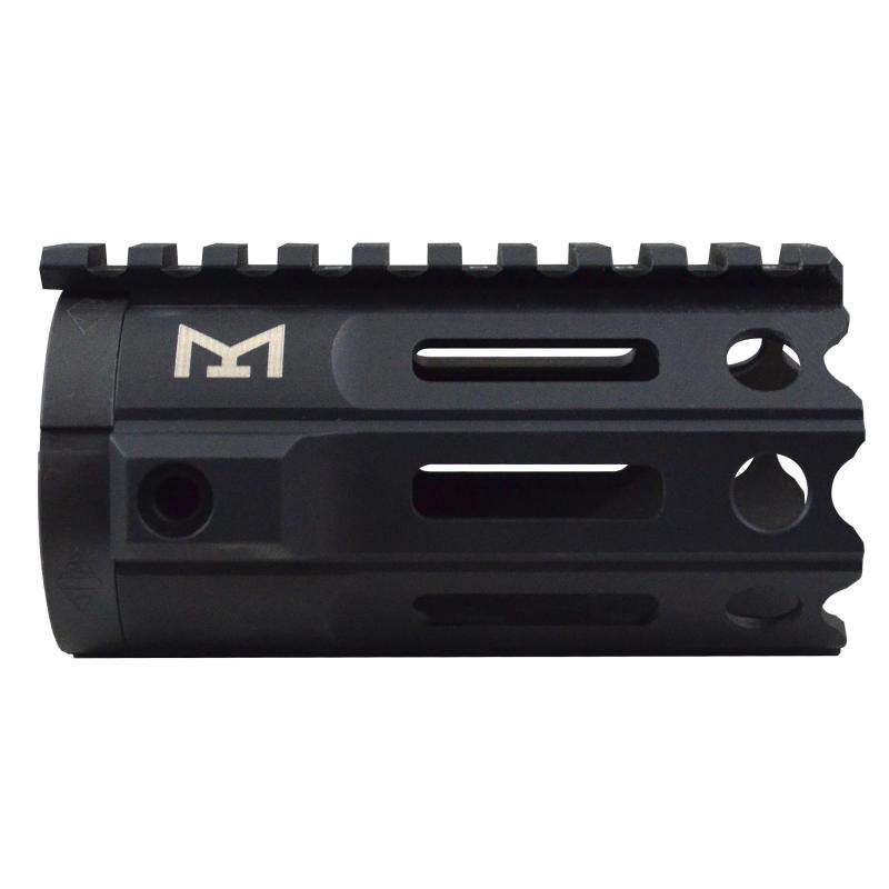 MR7, M-LOK Handguard, Fits AR-15, Mini, Anodized Finish, Black YHM-5332