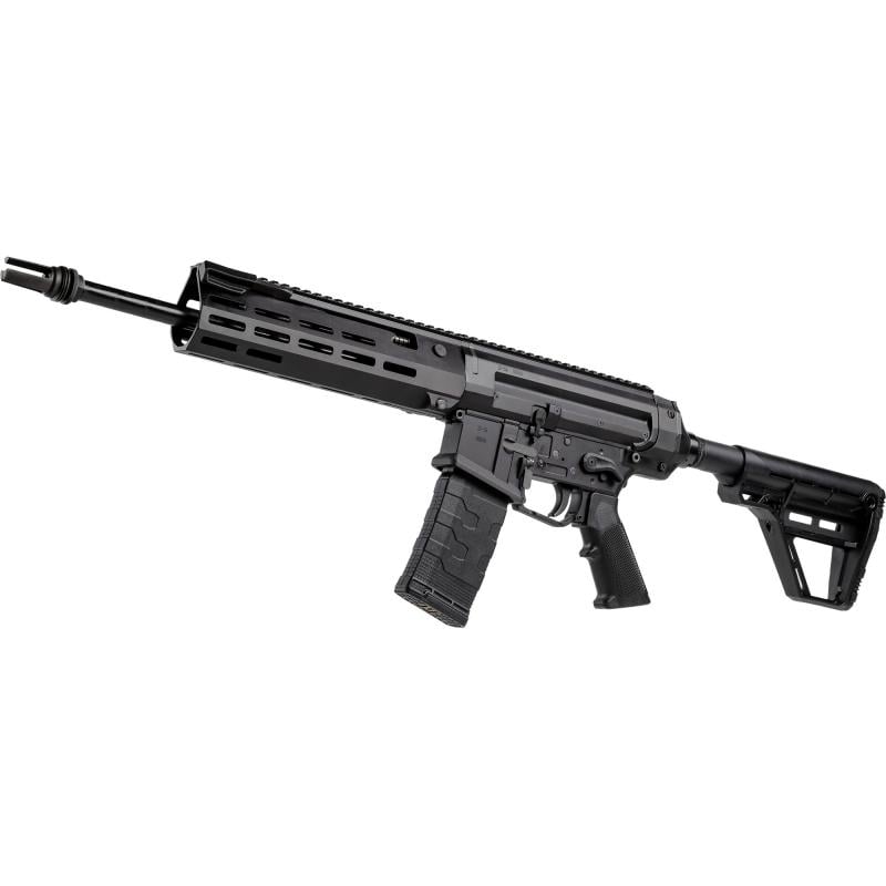 ZF-56, Semi-automatic Rifle, 556NATO, 16" Barrel, Threaded 1/2x28, Matte Finish, Black, Polymer, Free Float M-LOK Handguard, Collapsible Stock, Manual Safety, 30 Rounds, 3 Magazines ZF56000016