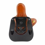 PDH-C Optic Ready, OWB Paddle Holster, Fits Optic Ready Sub-Compact Size Pistols, Matte Finish, Classic Brown Leather, Right Hand OR-PDH-C-CBR-R
