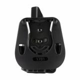 Tactical Paddle Holster, OWB, Kydex, S&W Shield, Right Hand, Matte Finish, Black TAC-PDH-OWB-SHIELD-BLK-R
