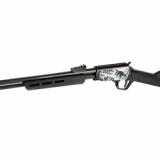 Gallery, Pump Action Rifle, 22 LR, 18" Round Barrel, Matte Finish, Black, Synthetic Stock, Adjustable Sights, Black, Laser Engraved Squirrel Receiver, 15 Rounds RP22181SY-EN04