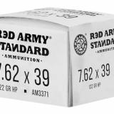 Red Army Standard, 7.62X39, 122Gr, Boat Tail Hollow Point, 20 Round Box AM3371