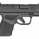 Hellcat, OSP, Striker Fired, Semi-automatic, Polymer Frame Pistol, Sub-Compact, 9MM, 3" Hammer Forged Barrel, Melonite Finish, Black, Textured Grip, Tritium Front Sight, Tactical Rack Rear Sight, Optics Ready, 10 Rounds, 5 Magazines, Range Bag HC9319BOSP