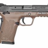 M&P9 SHIELD EZ M2.0, Semi-automatic Pistol, Internal Hammer Fired, Compact, 9MM, 3.675" Barrel, Polymer Frame, Black & Flat Dark Earth Finish, 3-Dot Sights, Grip/Thumb Safety, 8Rd, 2 Magazines 13315
