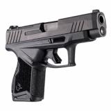 GX4XL TORO, Striker Fired, Semi-automatic, Polymer Frame Pistol, Micro-Compact, 9MM, 3.6" Barrel, Black Slide, Fixed Steel Front Sight, Drift-Adjustable Steel Rear Sight w/ Serrated Ramp, Optic Ready, Two Backstrap Options, 2 10 Round Magazines 1-GX4XLP9