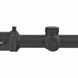 Credo 1-4x24 Second Focal Plane Riflescope with Green BDC Segmented Circle .223 / 55gr, 30mm Tube, Matte Black, Low Capped Adjusters CR424-C-2900014