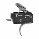 Trigger, 3.5LB Pull Weight, Fits AR-15, Competitive Curved Trigger, Two Stage, Stainless Finish, Includes Installation Tools, Instruction Book, & TriggerTech Patch AR0-TBS-33-NNC