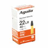 Rimfire, 22LR, 40 Grain, Solid Point, Standard Velocity, 50 Round Box 1B222332