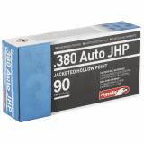 Pistol, 380ACP, 90Gr, Jacketed Hollow Point, 50 Round Box 1E802112