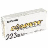 Compete, 223 Remington, 68 Grain, Open Tip Match Bullet, 20 Round Box 223068-OTM-A20