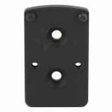 Optic Plate, Anodized Finish, Black, Fits Arisaka Offset Optic Mount, For Trijicon RMR, SRO, Holosun 407C, 507C, 508T, Swampfox Kingslayer, Liberty, Justice OOM-P2