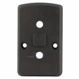 Optic Plate, Tall Height, Anodized Finish, Black, Fits Arisaka Offset Optic Mount, For Trijicon RMR, SRO, Holosun 407C, 507C, 508T, Swampfox Kingslayer, Liberty, Justice OOM-P8